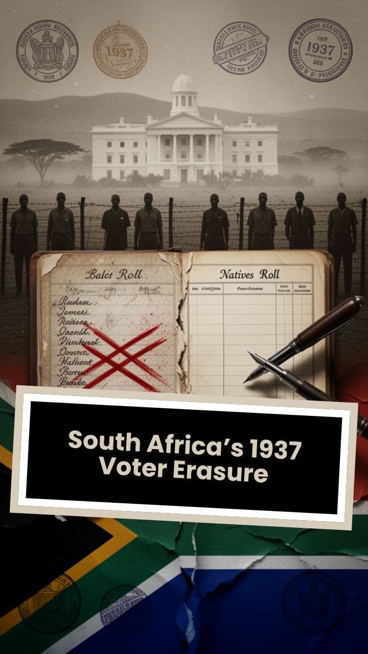 South Africa’s 1937 Voter Erasure