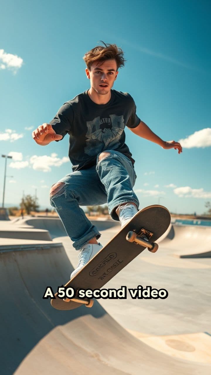 Skateboarder Dazzles with Epic Tricks