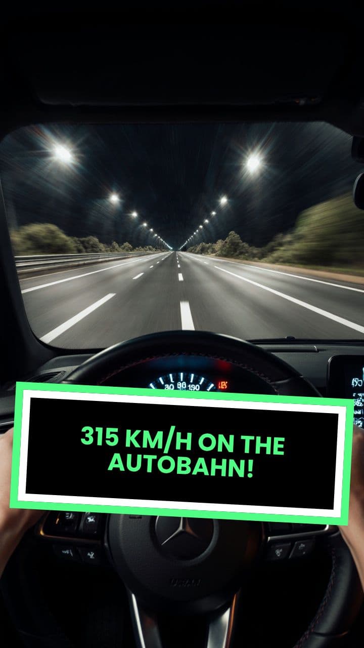 315 KM/H ON THE AUTOBAHN!
