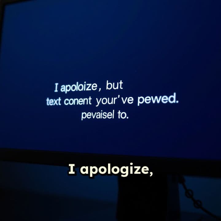 Conteúdo de texto ausente