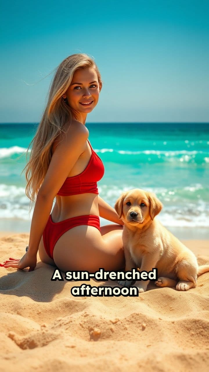 Sun-Drenched Beach Joy