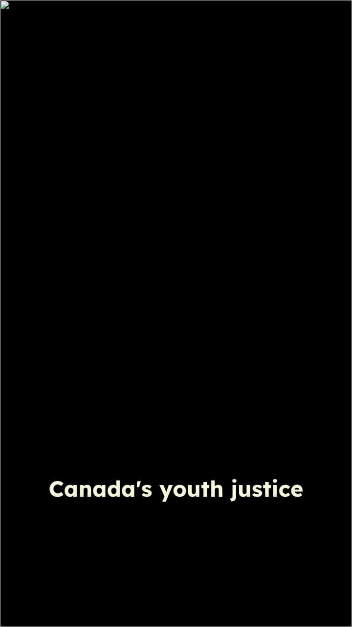 Youth Justice in Canada: A Second Chance