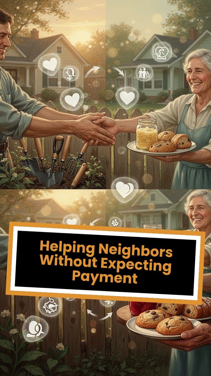 Helping Neighbors Without Expecting Payment