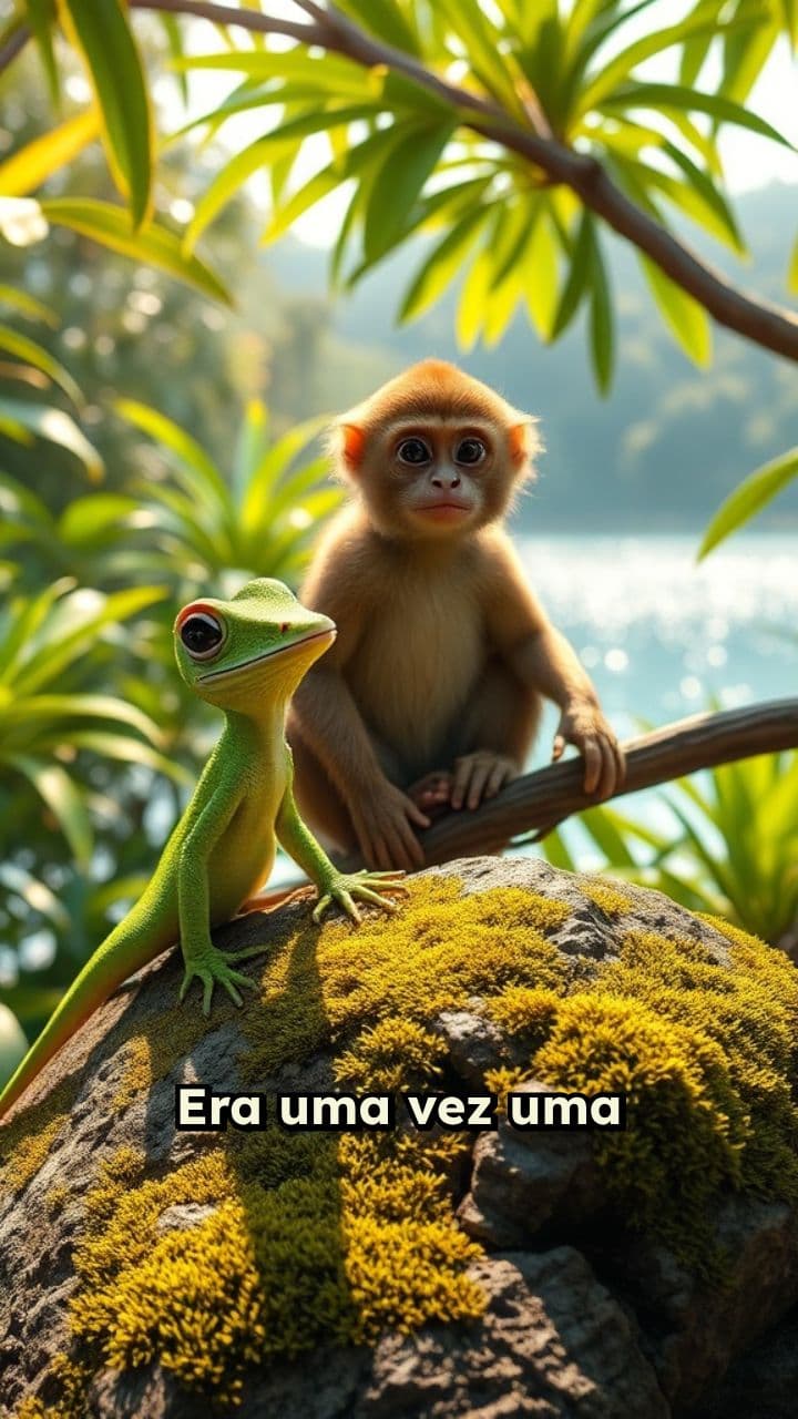 A Aventura da Largatixa e o Jacaré