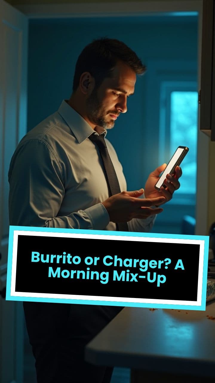 Burrito or Charger? A Morning Mix-Up