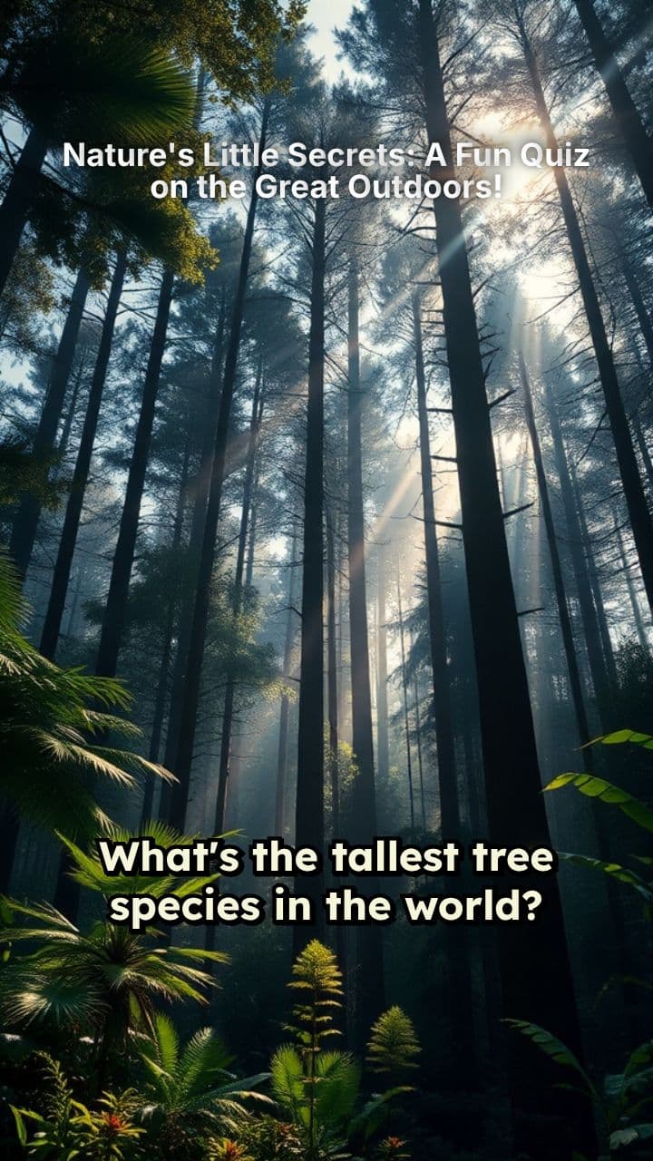 Nature's Little Secrets: A Fun Quiz on the Great Outdoors!