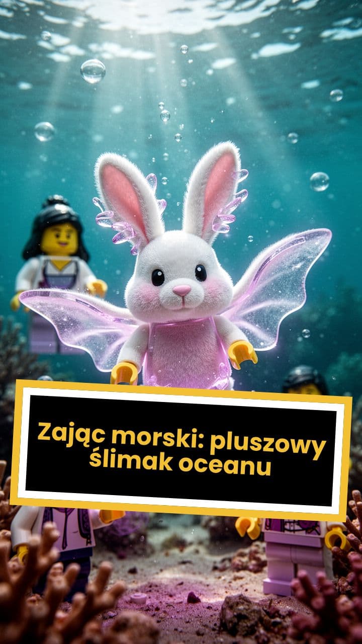 Zając morski: pluszowy ślimak oceanu
