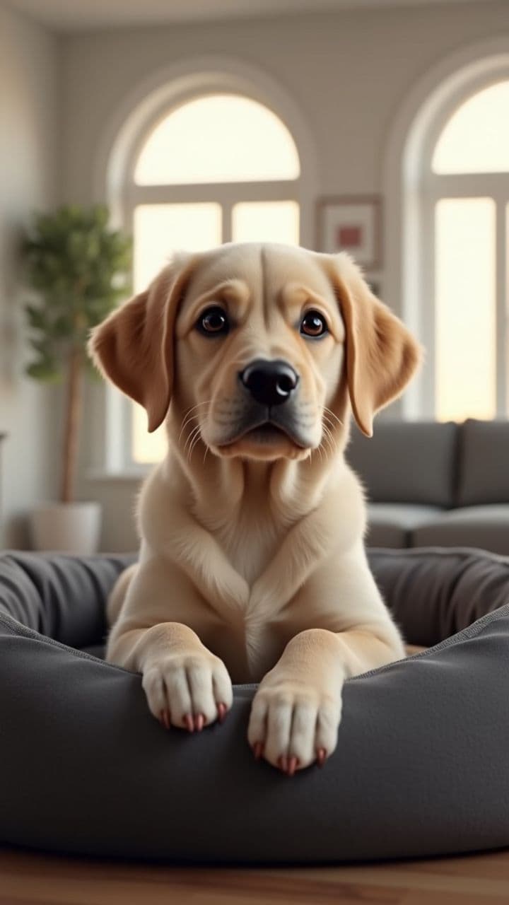Labrador's Cheeky Laugh