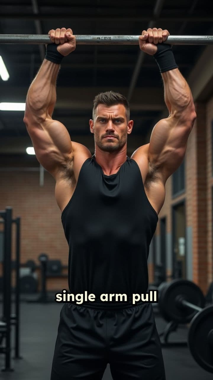 Single Arm Pull-Up for Arm Wrestling