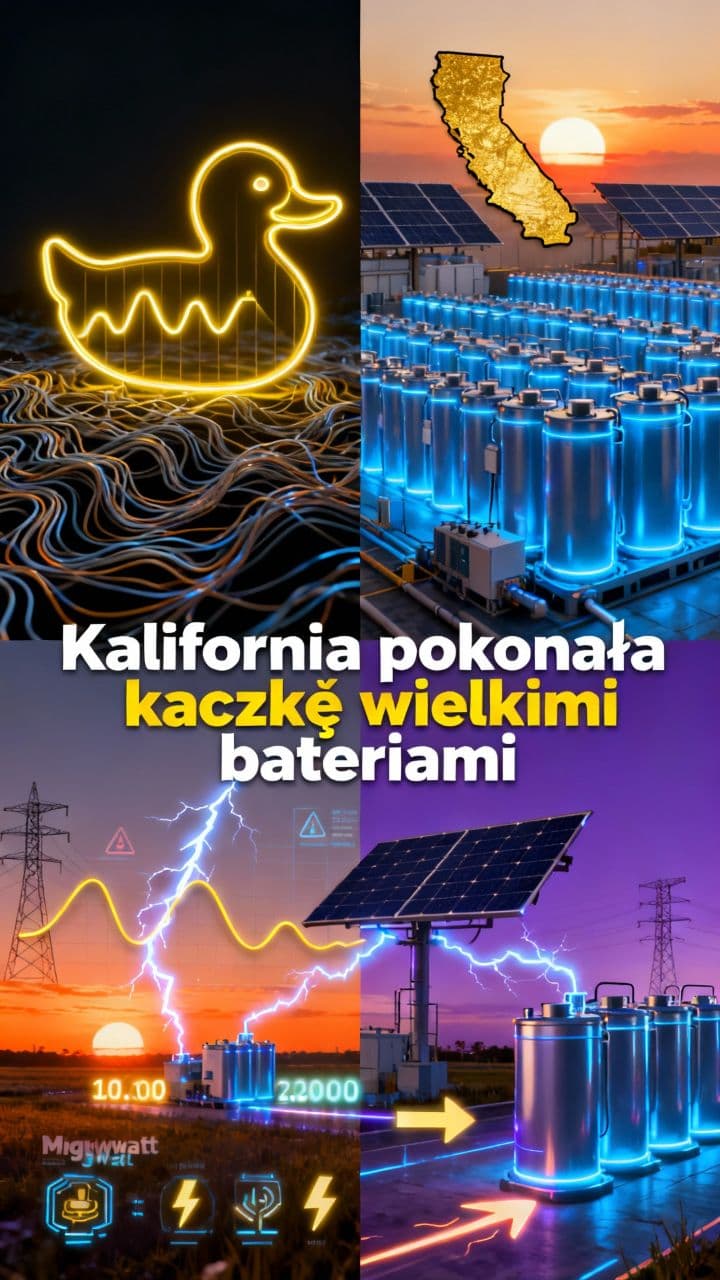 Kalifornia pokonała kaczkę wielkimi bateriami