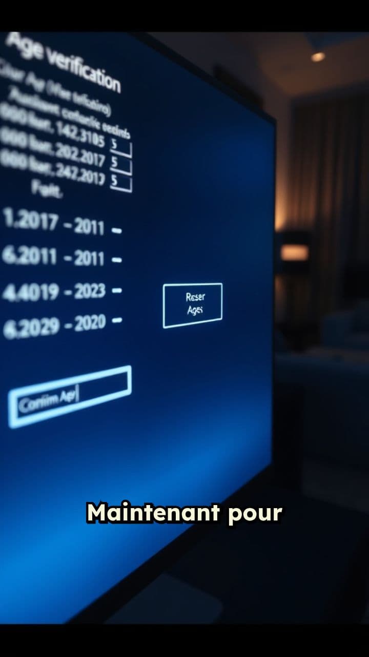 Vérification d'âge sur Roblox