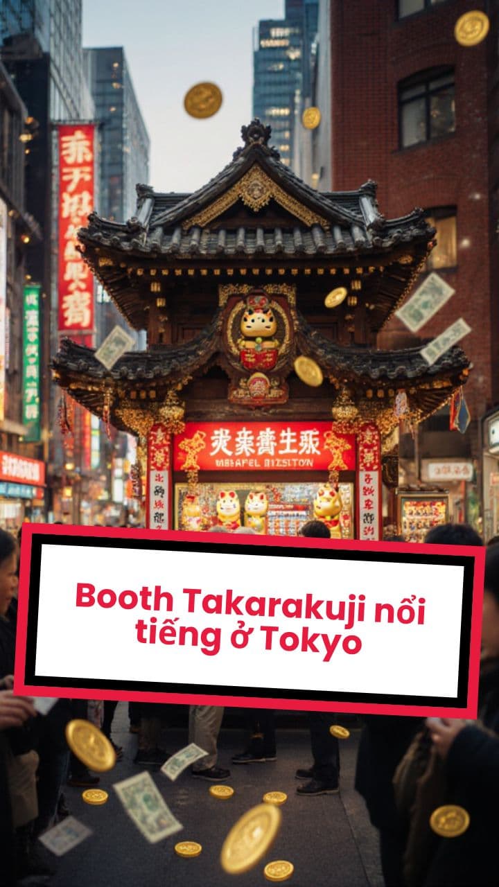 Booth Takarakuji nổi tiếng ở Tokyo