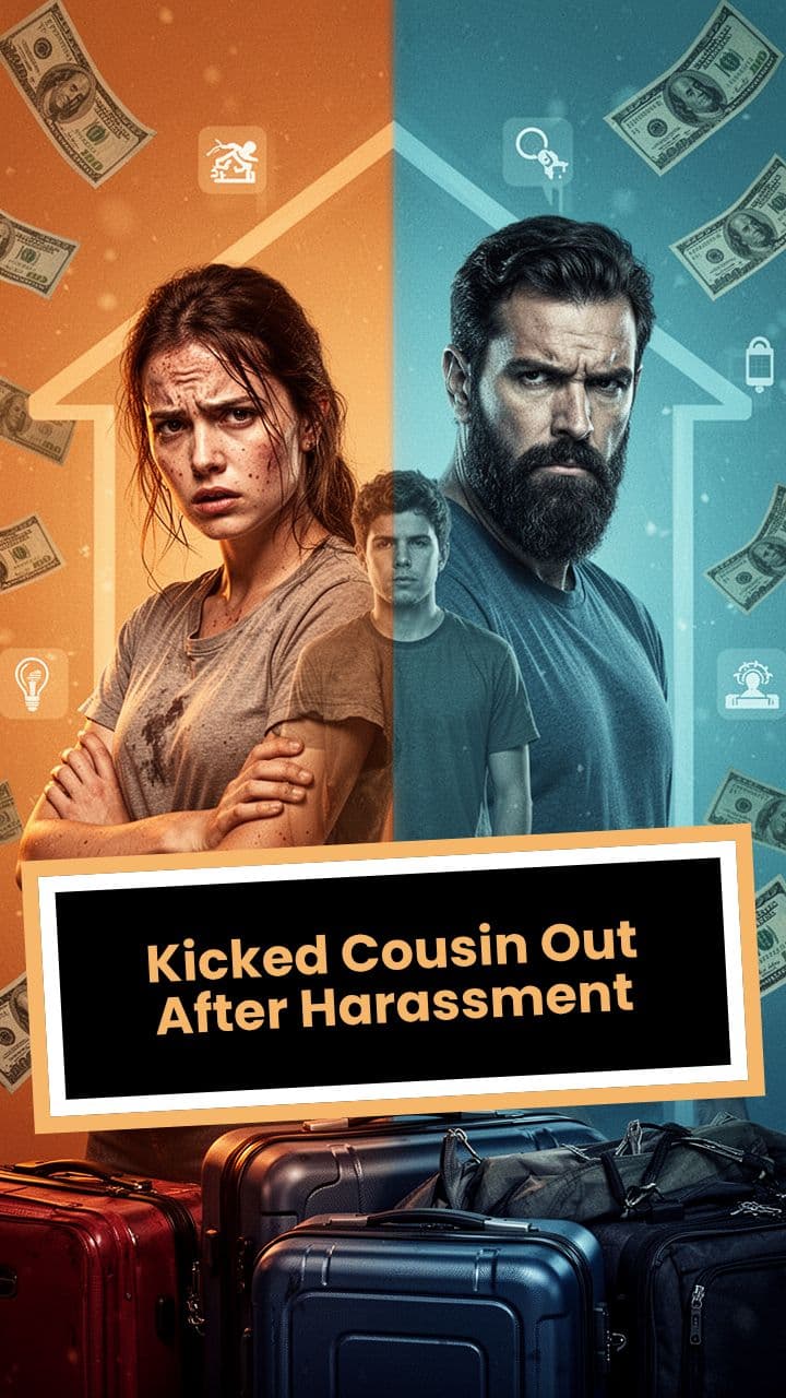 Kicked Cousin Out After Harassment