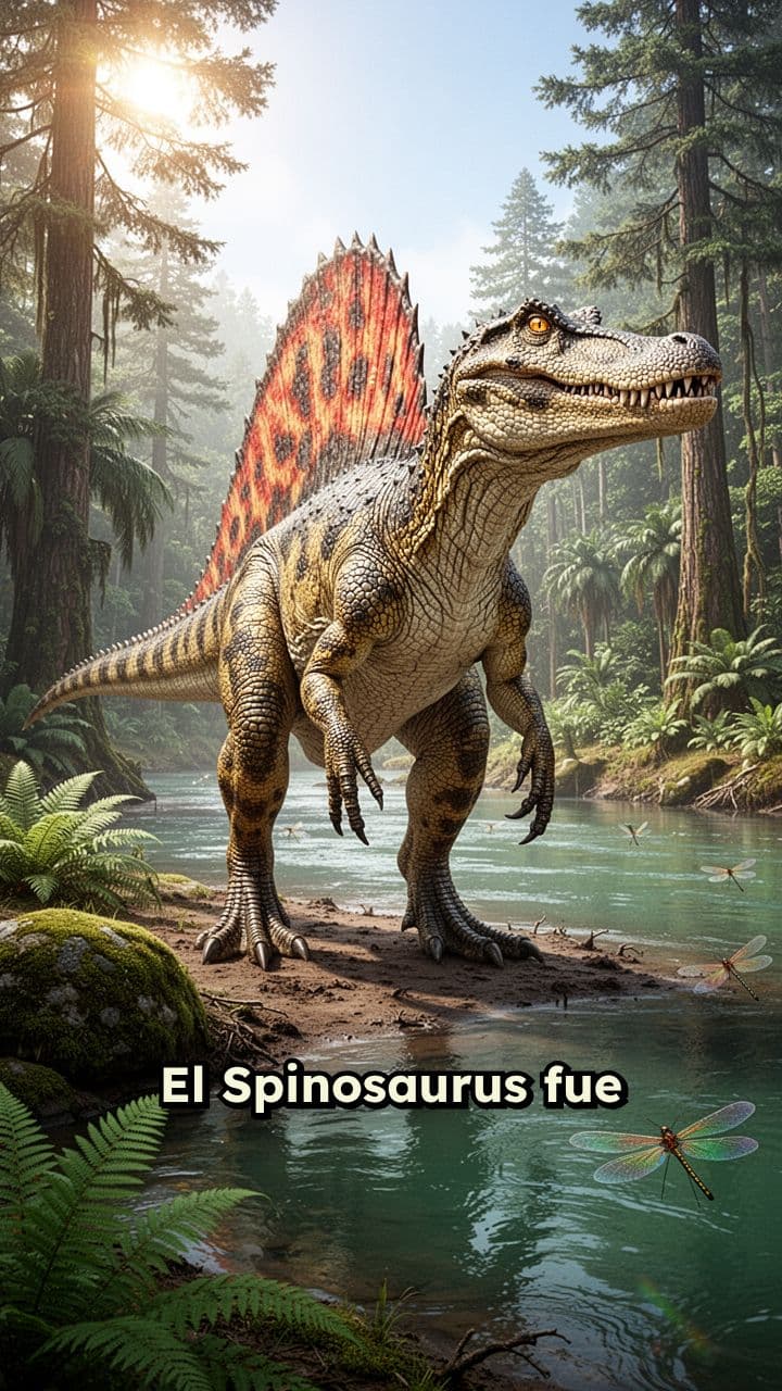 Spinosaurus: el cazador semiacuático