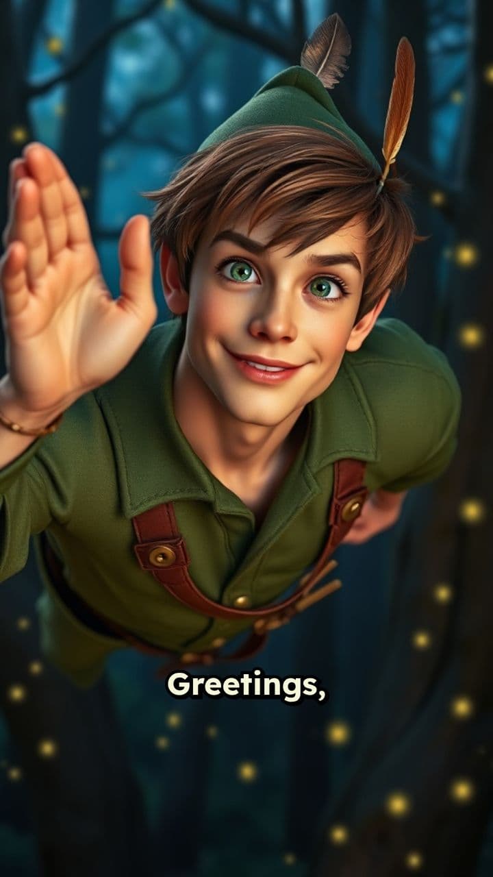 Peter Pan's Birthday Wish for Lou