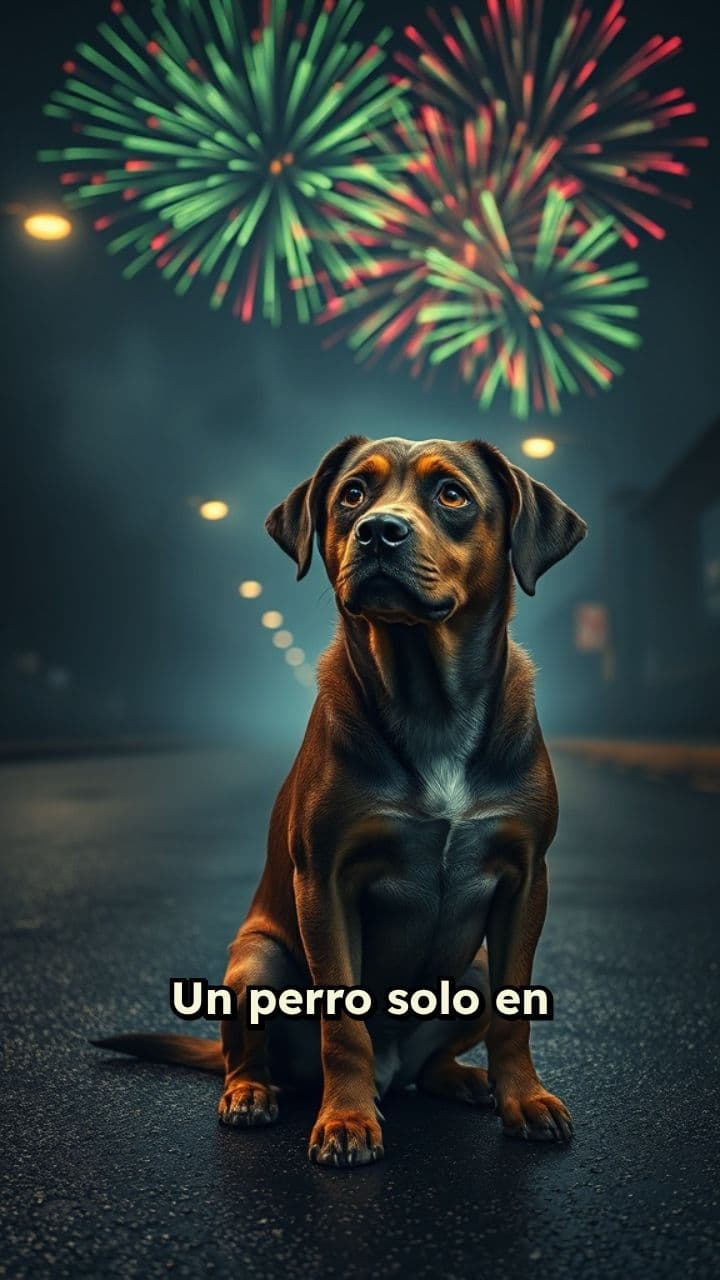 Refugio navideño para un perro