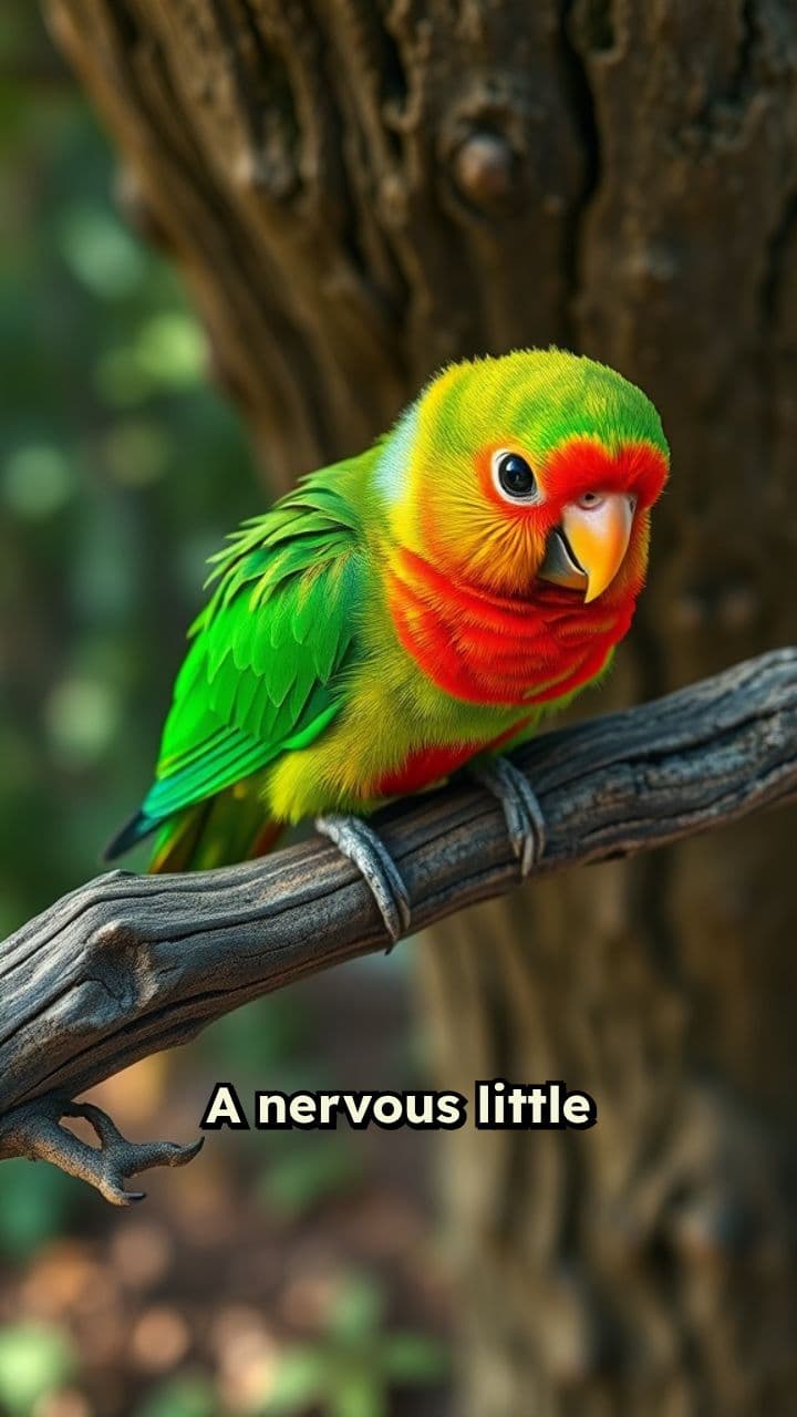 Mickey's Encouragement: A Parrot's First Flight