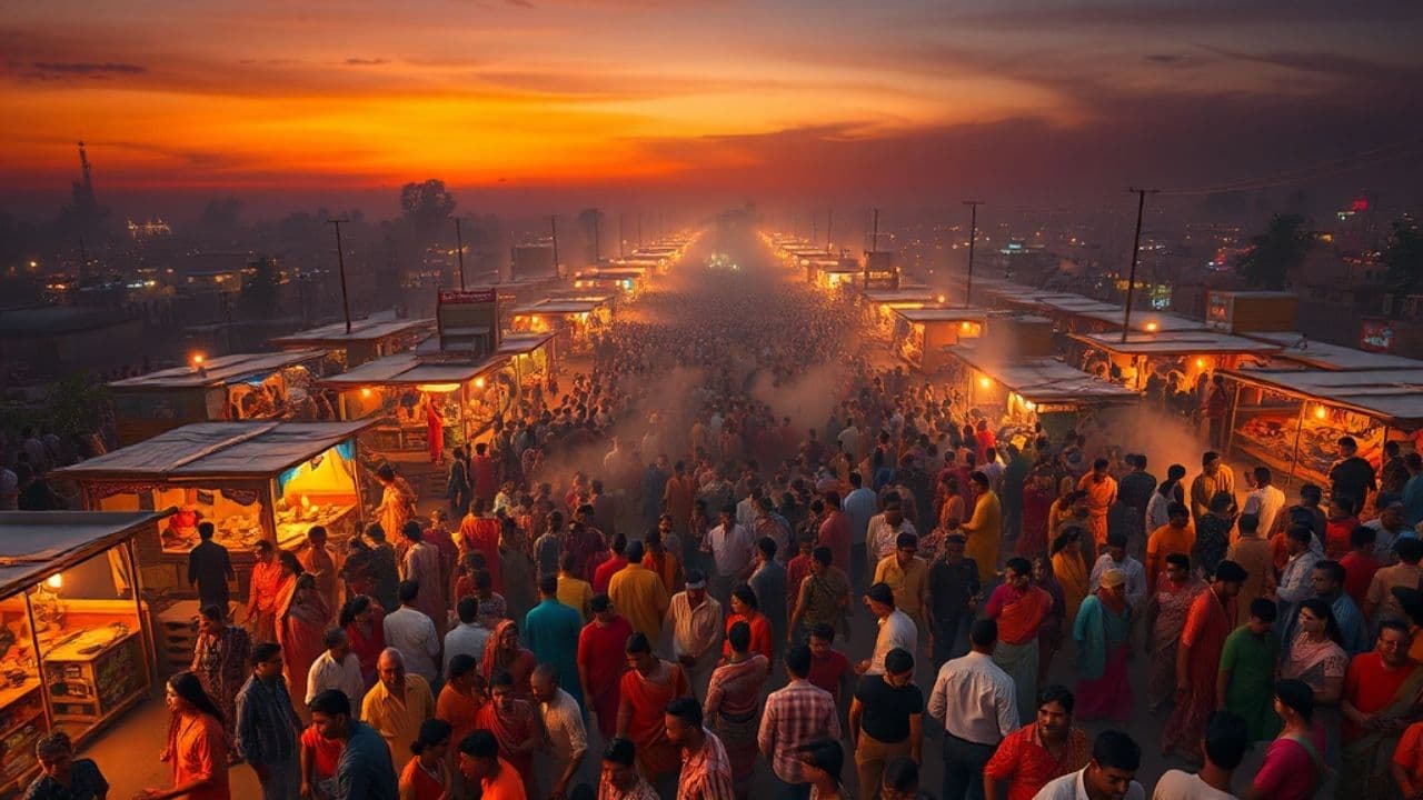 బై లోన్ బల్లీ జాతర రాత్రి ప్రదర్శన