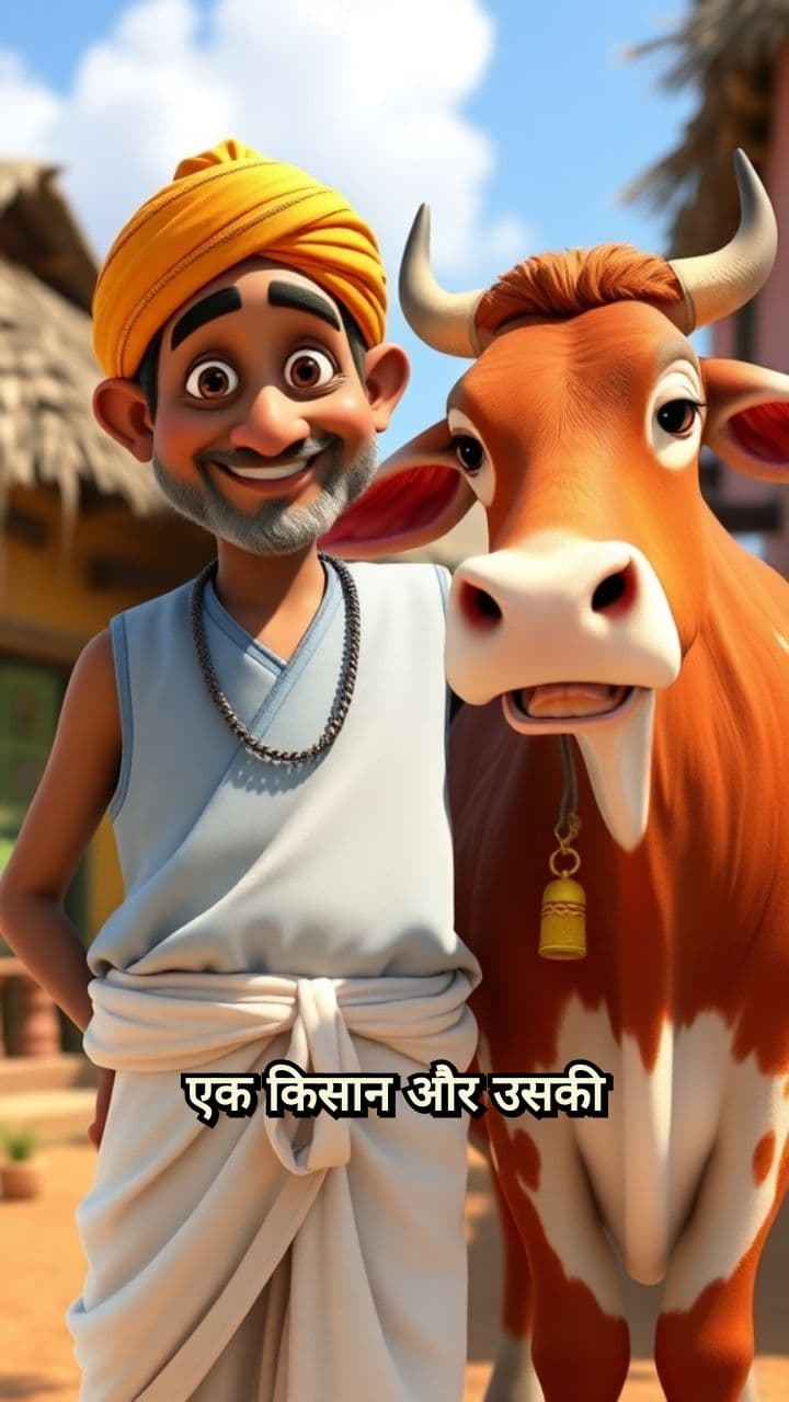 A Farmer and His Cow