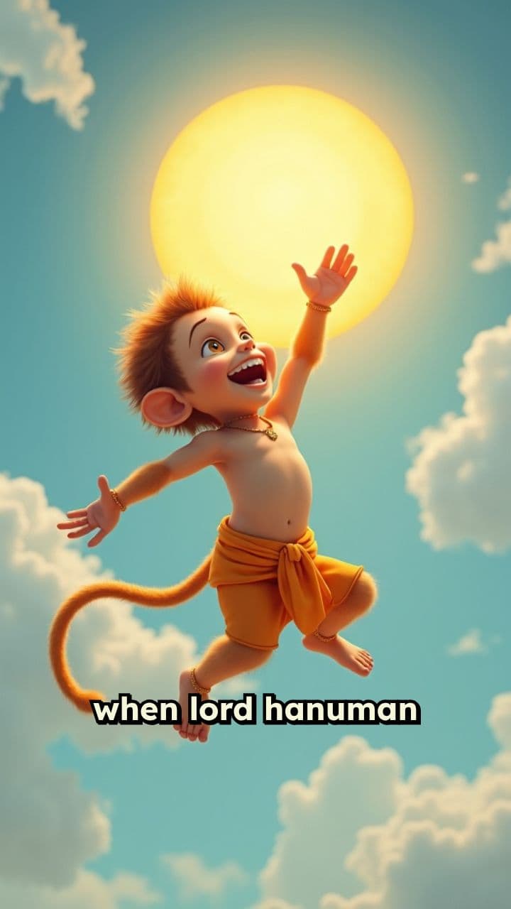 Hanuman Tries to Eat the Sun