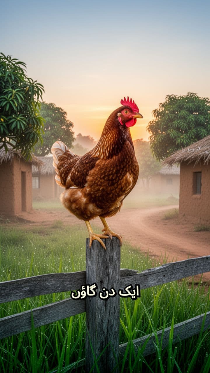 مرغی کا سیلفی مشن