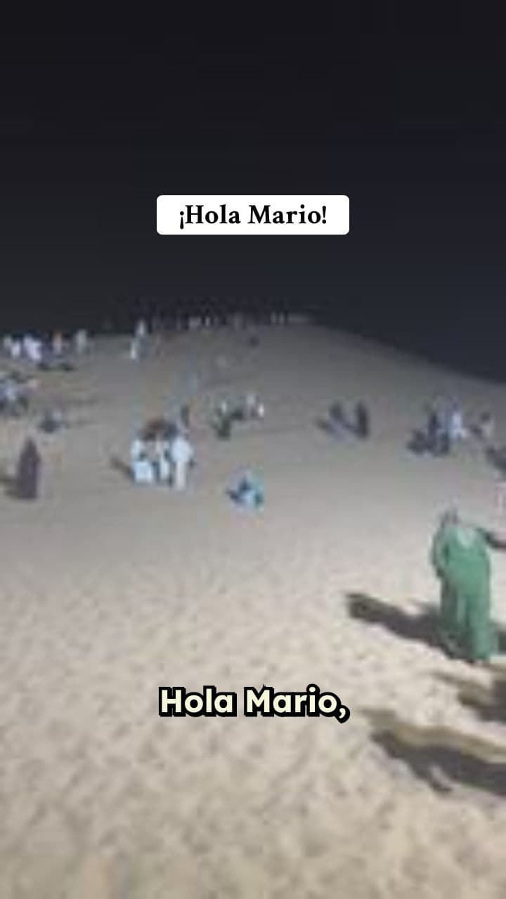 Mensaje de los Reyes Magos para Mario