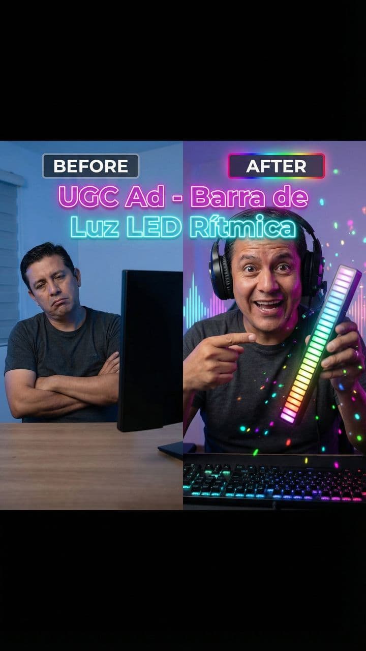 UGC Ad - Barra de Luz LED Rítmica