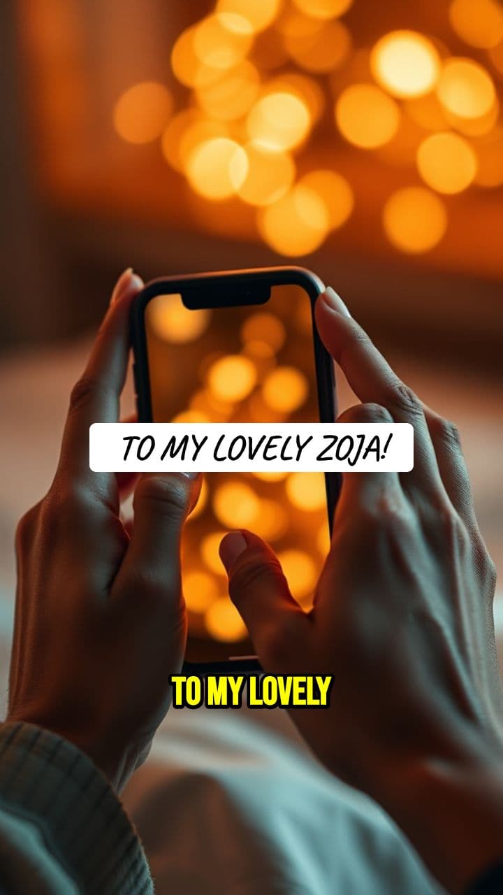 To My Lovely Zoja