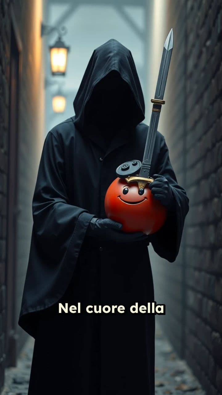 Il Misterioso Cavaliere Mascherato e il Pomodoro Spadaccino