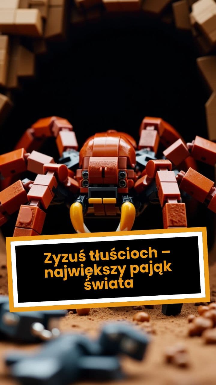 Zyzuś tłuścioch – największy pająk świata