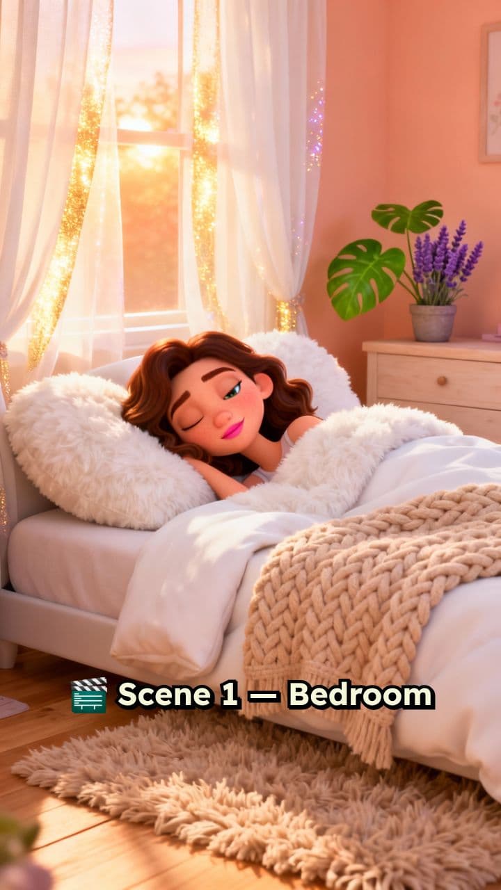 Soft Morning Wake-Up Scene