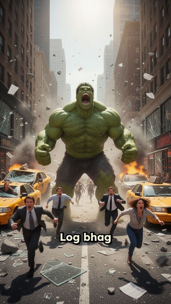 हलकबस्टर बनाम गुस्सैल हल्क