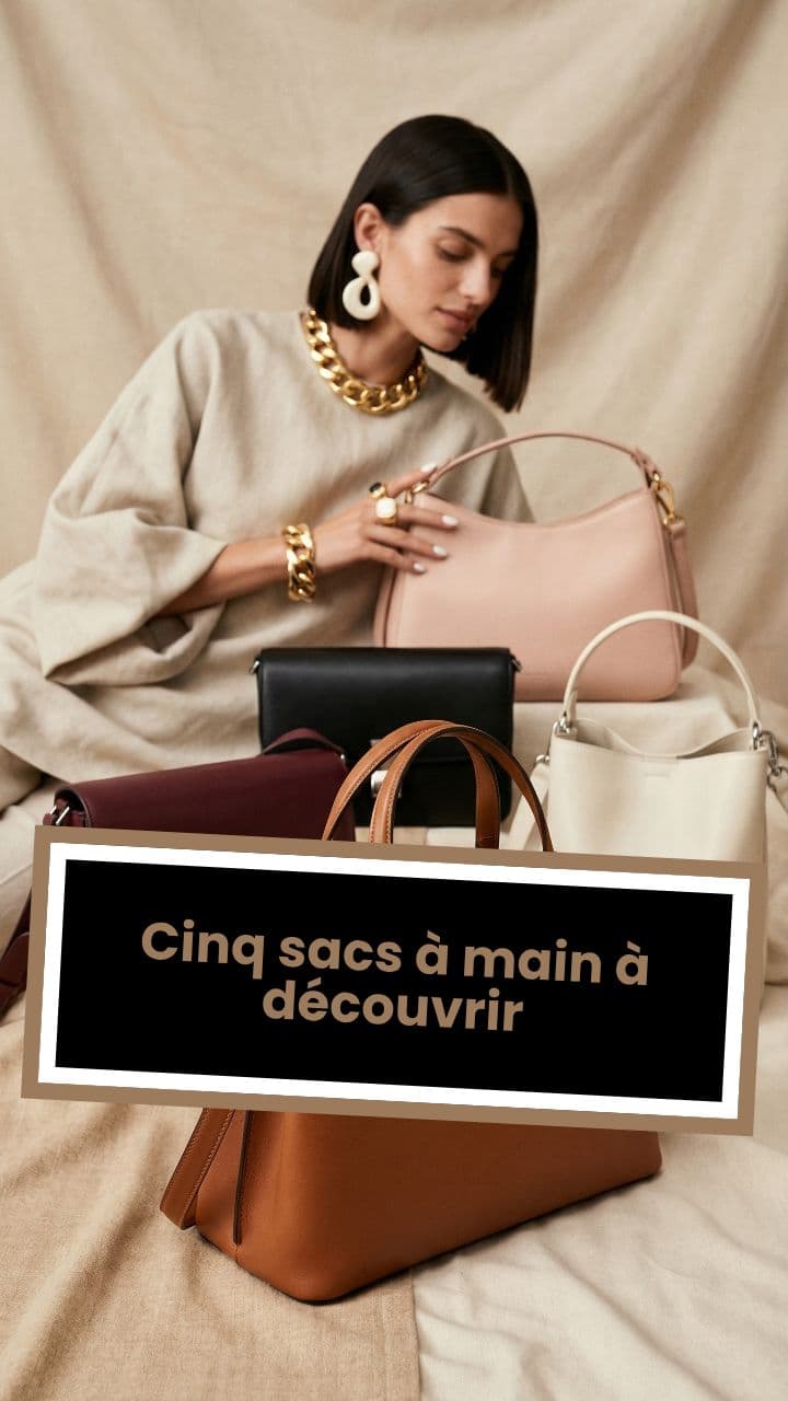Cinq sacs à main à découvrir