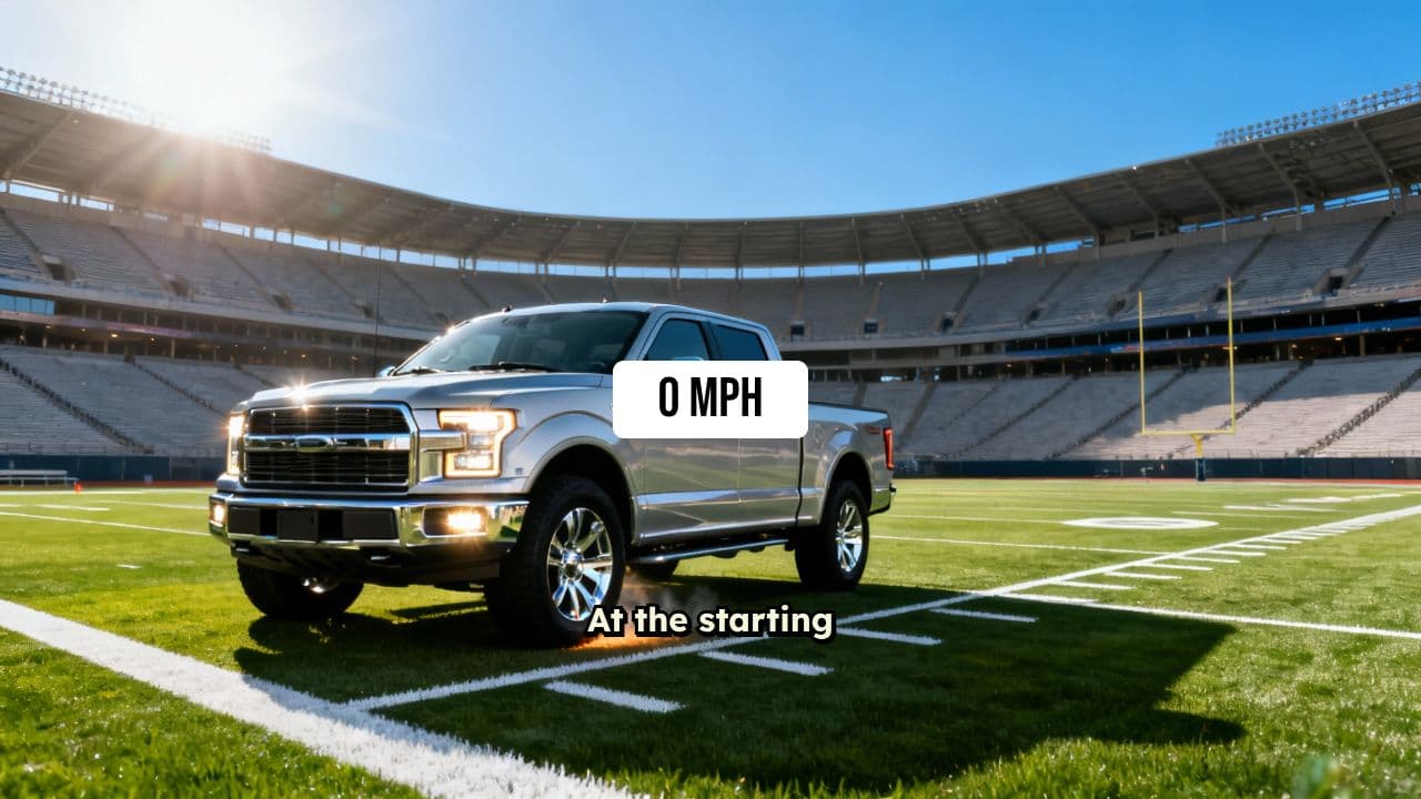 Pickup Sprint Across Three Football Fields