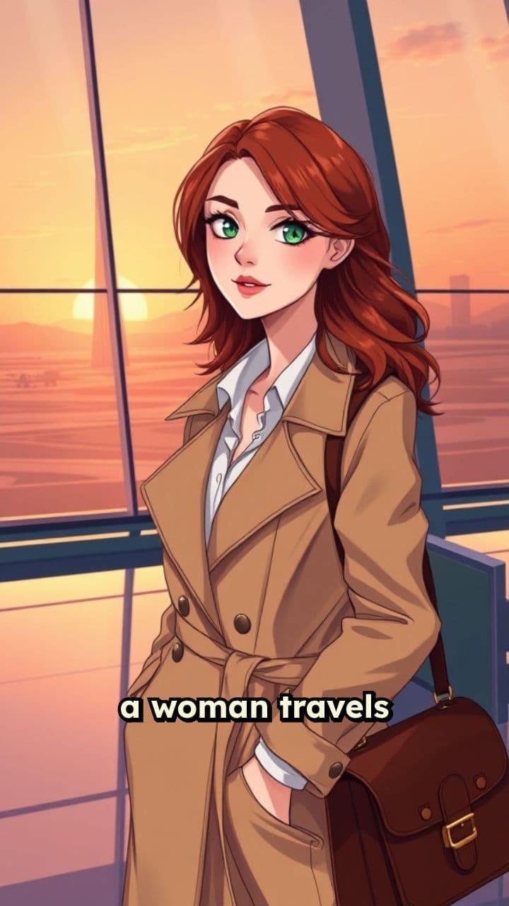 A Woman Travels from America to Saudi Arabia