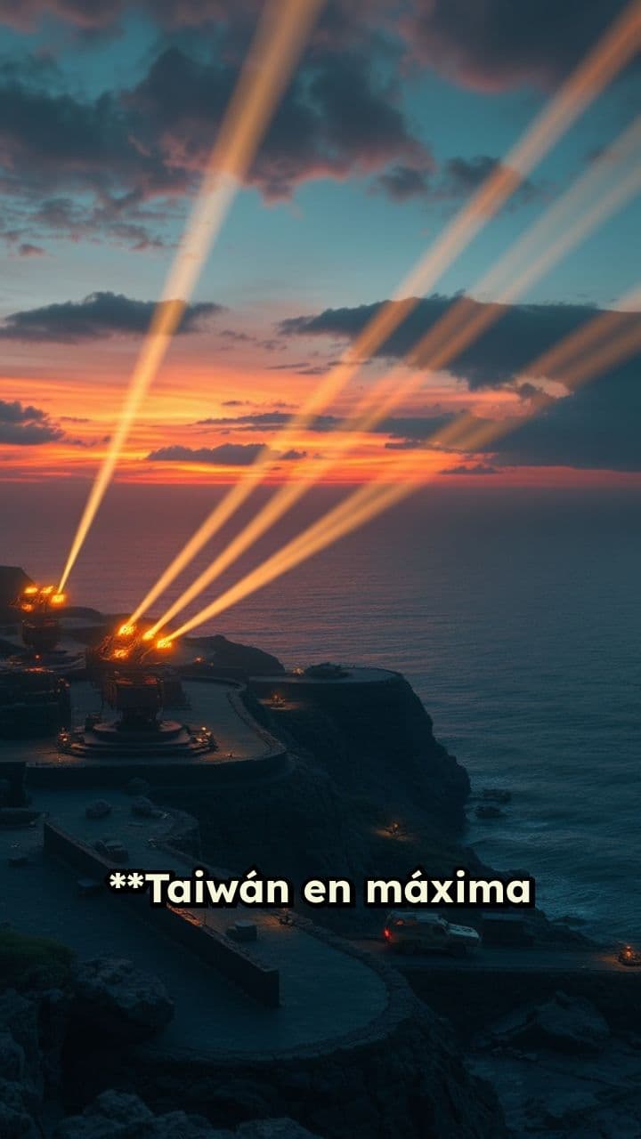 Taiwán eleva alerta militar ante China