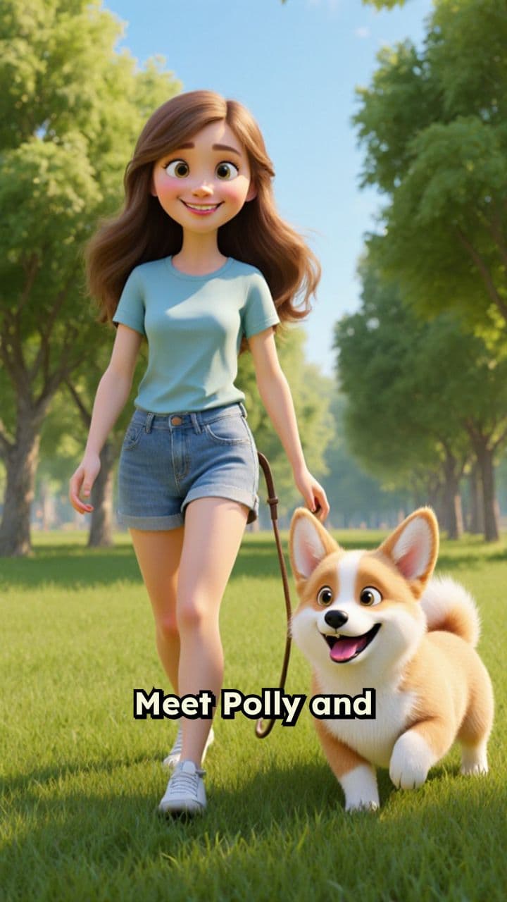 Polly and Monty's Sunny Park Stroll