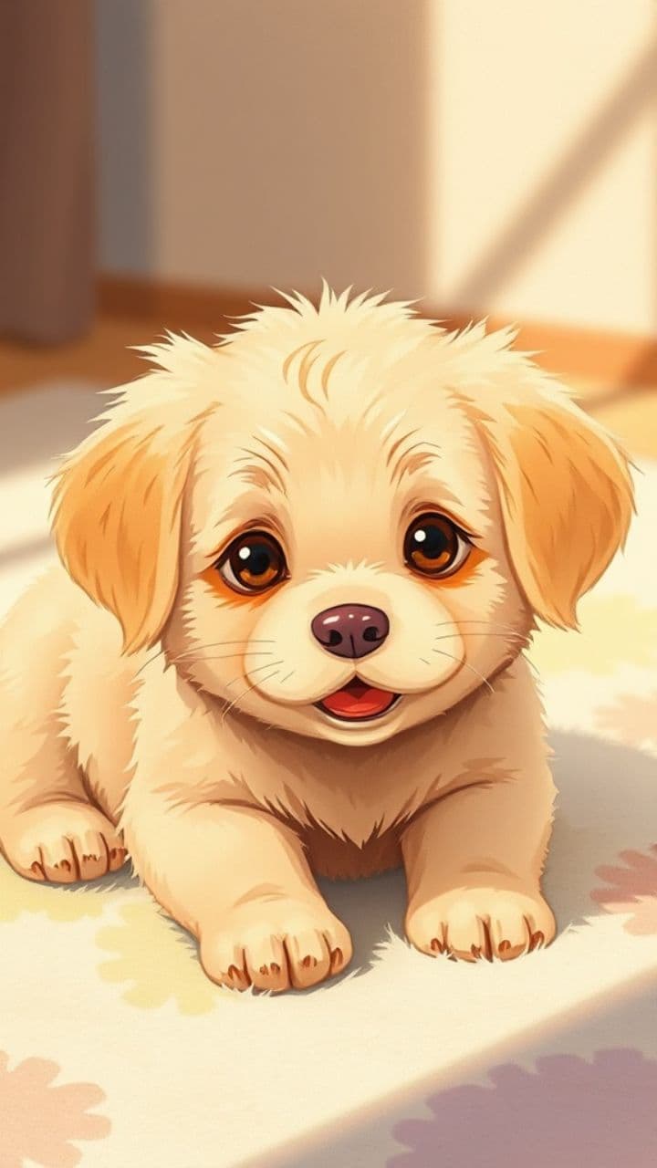 प्यारा पप्पी गोलू