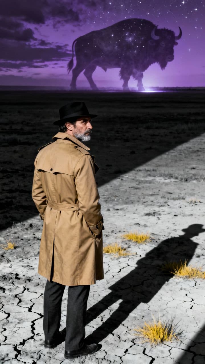 Buffalo in the Sky Blues