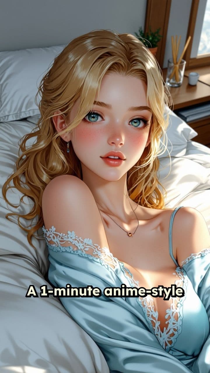 Утро блондинки перед работой