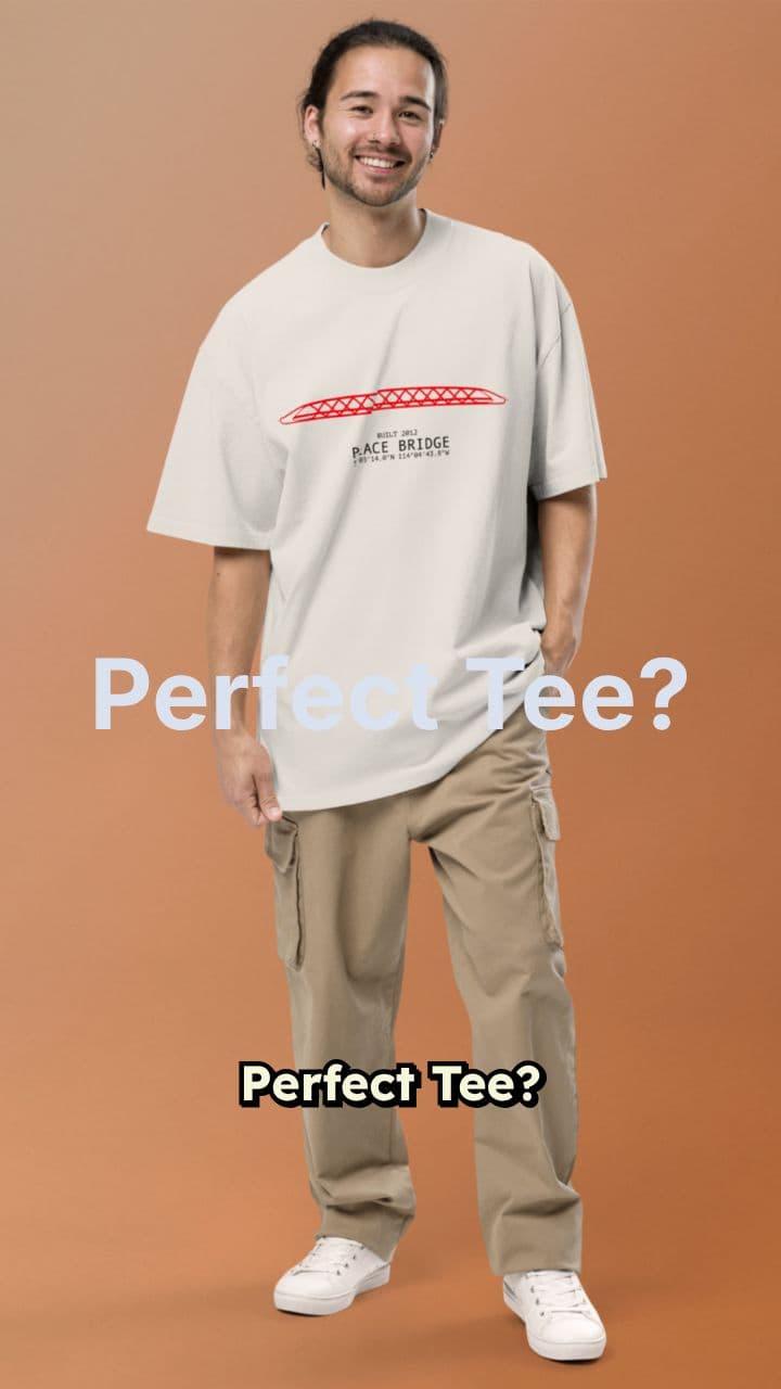 Peace Bridge Heavy Tee