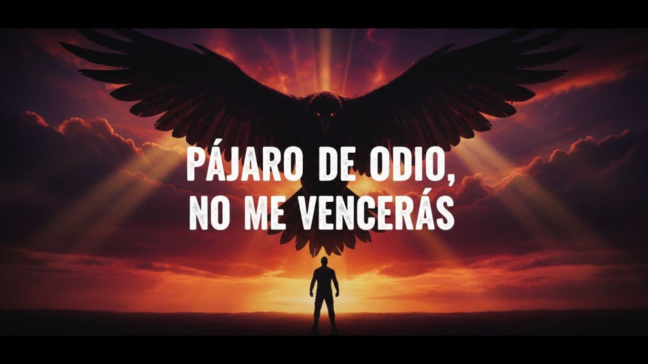 Pájaro de odio, no me vencerás