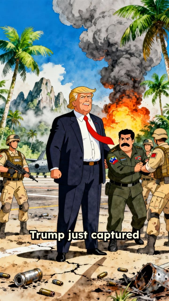 Trump Captures Maduro in Military Strike