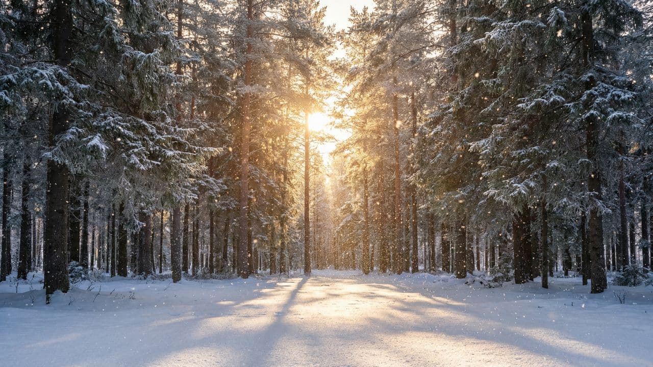 Winter Forest Reflections