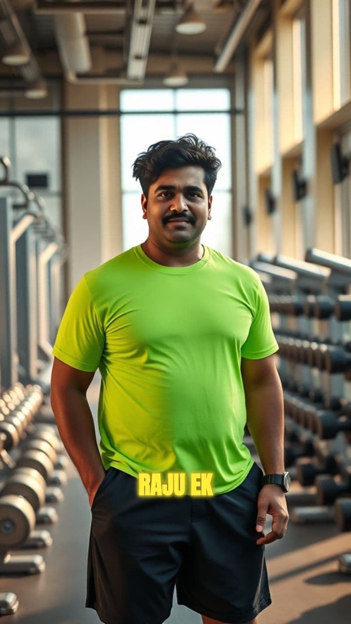 राजू का फनी जिम डे