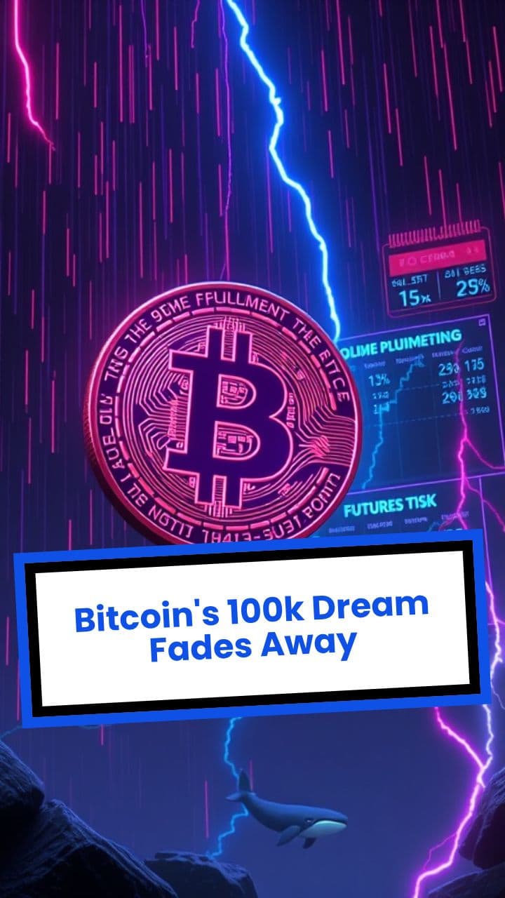 Bitcoin's 100k Dream Fades Away