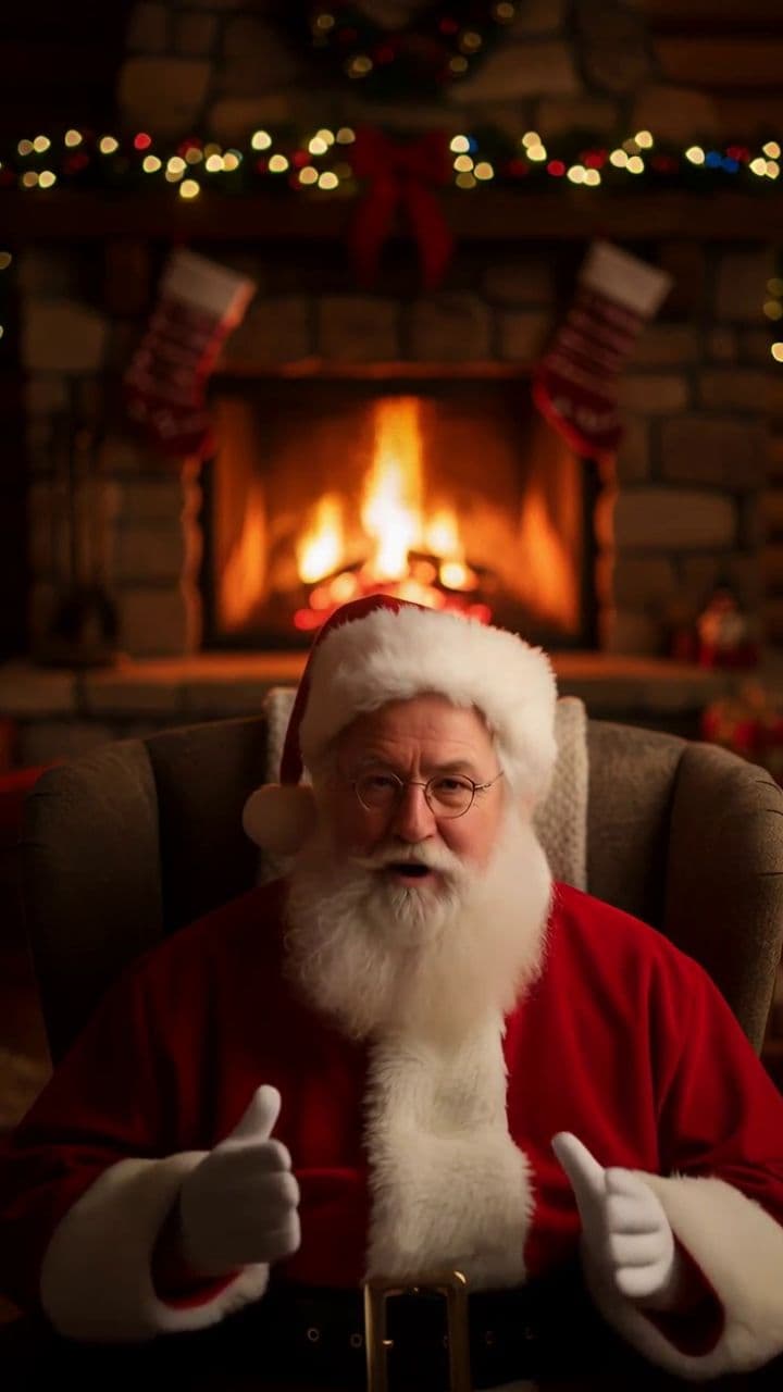 Santa&#x27;s Special Christmas Message for Grandma