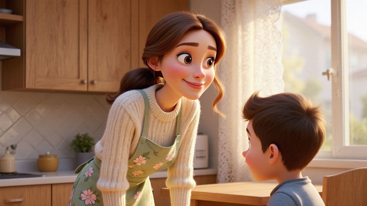 엄마가 주면 다 맛있어