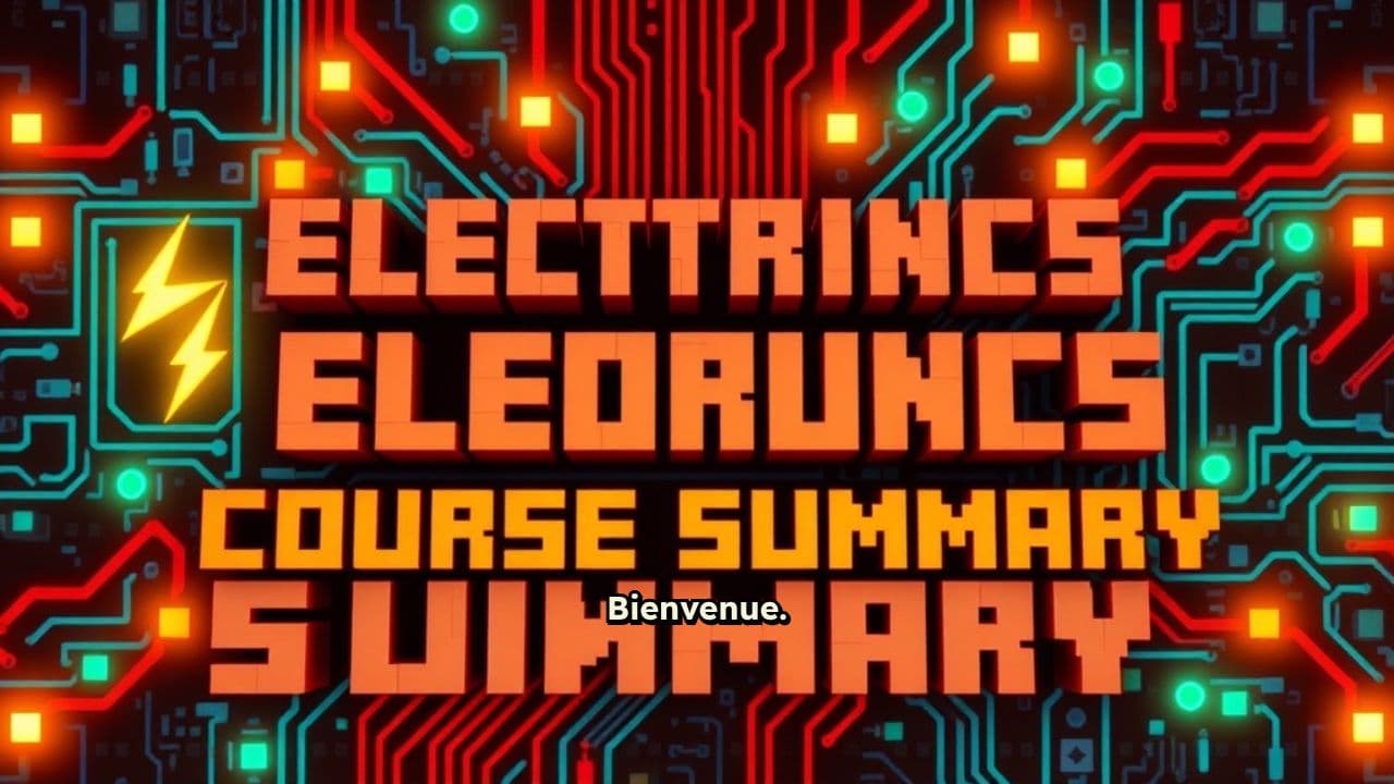 Introduction à l'électronique et composants clés