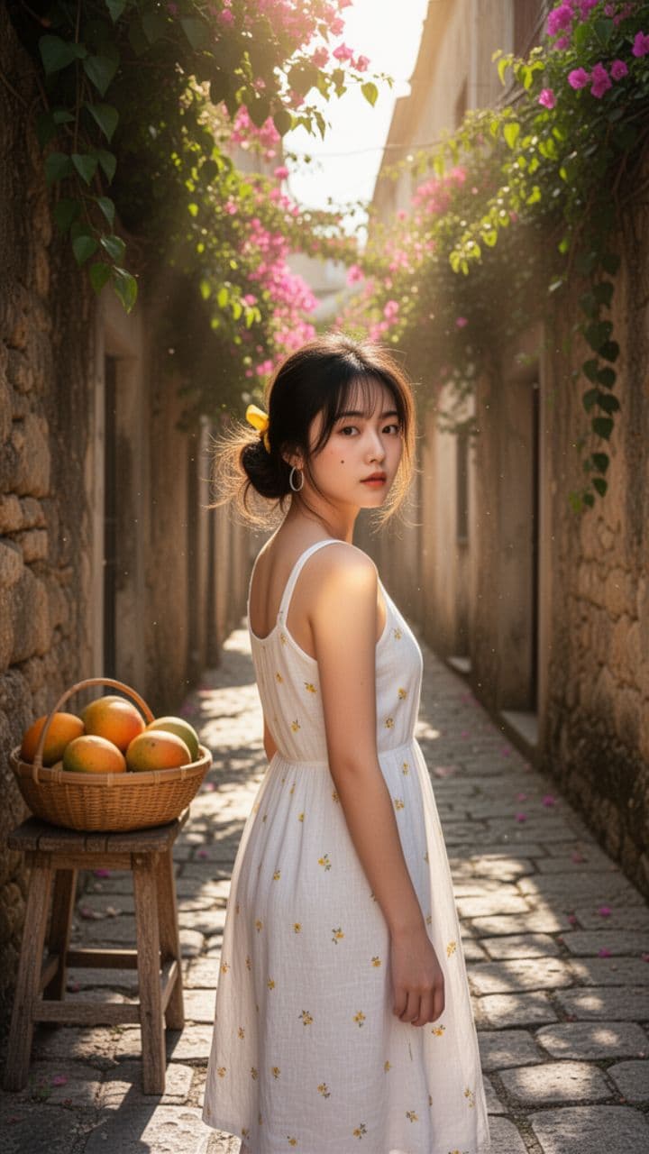 夏日小巷的芒果回忆